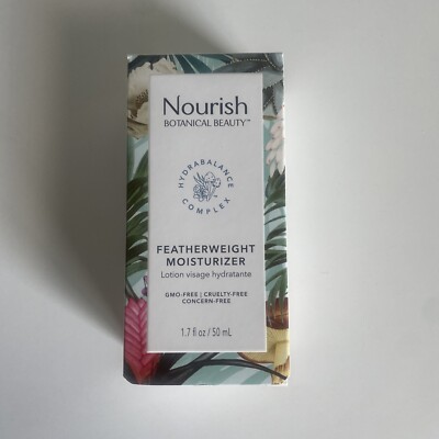 Nourish Botanical Beauty Featherweight Moisturizer Lotion 1.7 fl oz ~ NIB