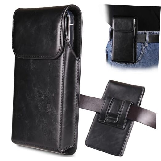 Holster for iPhone 15 Pro Max 14 Pro Max 13 Pro Max 12 Pro Max 11 Large Black