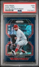 2022 Panini Prizm #269 Juan Yepez RC PSA 7 Navy Blue Kaleidoscope 35/35 Rookie