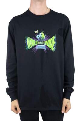 Huf Offline Langarmshirt - Schwarz