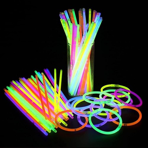 1000 BRACCIALETTI LUMINOSI STARLIGHT FLUORESCENTI BRACCIALI DISCOTECA FLUO PARTY - Afbeelding 2 van 10