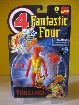 2022 Hasbro Marvel Legends Retro Collection 6'' Fantastic Four Firelord New MIP