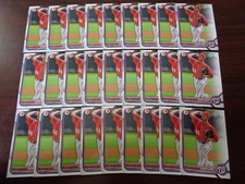 2022 Bowman Andry Lara #BP-70 1st Year ROOKIE CARD Lot of 27-NATIONALS