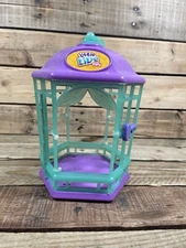 Little Live Pets Song Bird Cage Moose Purple Green Window Playset Doll House Toy
