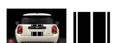 Passend für Mini Cooper Heckstreifen Grafik Aufkleber jedes Modell