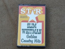 Cassette Tape Slim Whitman Golden Country Hits 9 Songs 1983 Liberty Records