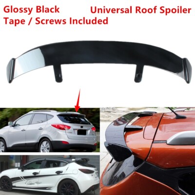 Fit For Hyundai Tucson 10-15 Tailgate Roof Spoiler Modified Top Wing Universal
