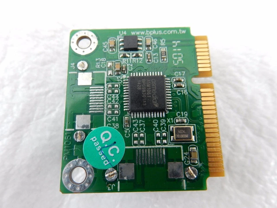 New Mini PCIe PCI-Express to 2 Port SATA 3.0 III 6Gb/s Expansion Card PM1061 - Image 2 of 3