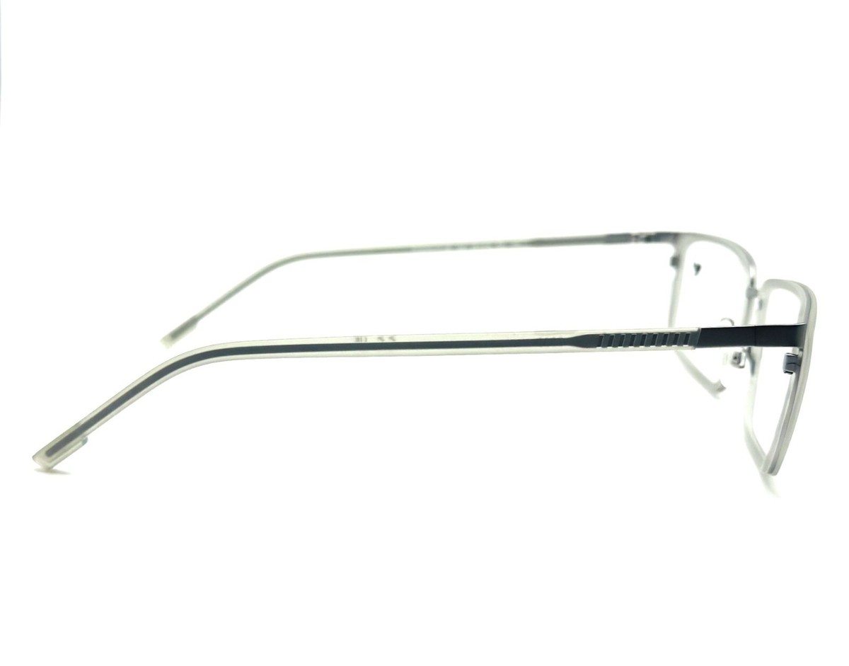 New Flexon E1138 044 Matte Grey & Silver Flexible Titanium Eyeglasses 56/18/150 NEW AUTHENTIC FLEXON E1138 044 Matte Grey/Silver Men  main image 2