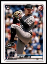 Jordan Yamamoto 2020 Bowman #6 RC Miami Marlins