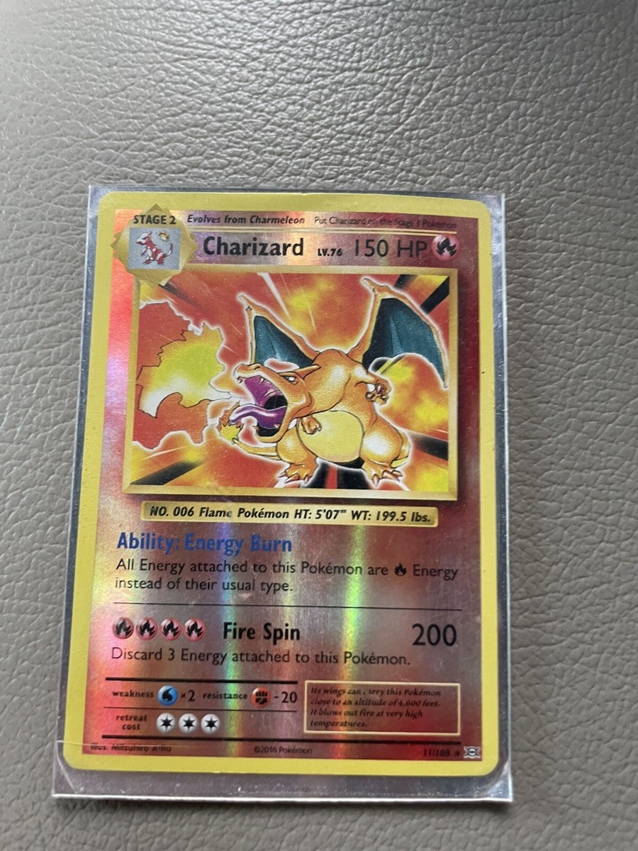 Charizard Pokémon Card, Level 76, 11/108, Rare, Lv. 76 | eBay