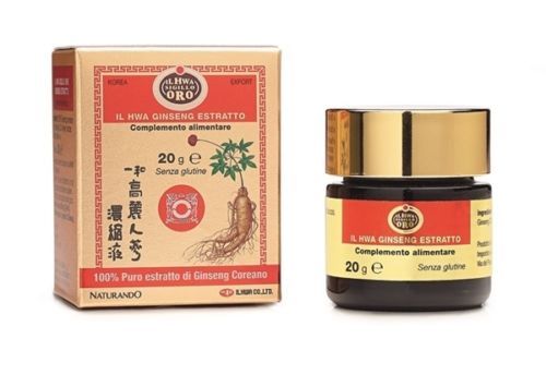 Naturando GINSENG Coreano Puro Hwa Sigillo Oro Estratto Molle 20gr 100% Ginseng