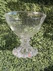 Set Of 5 Vintage Anchor Hocking Boopie Footed Sherbet Cups  Clear Glass BI