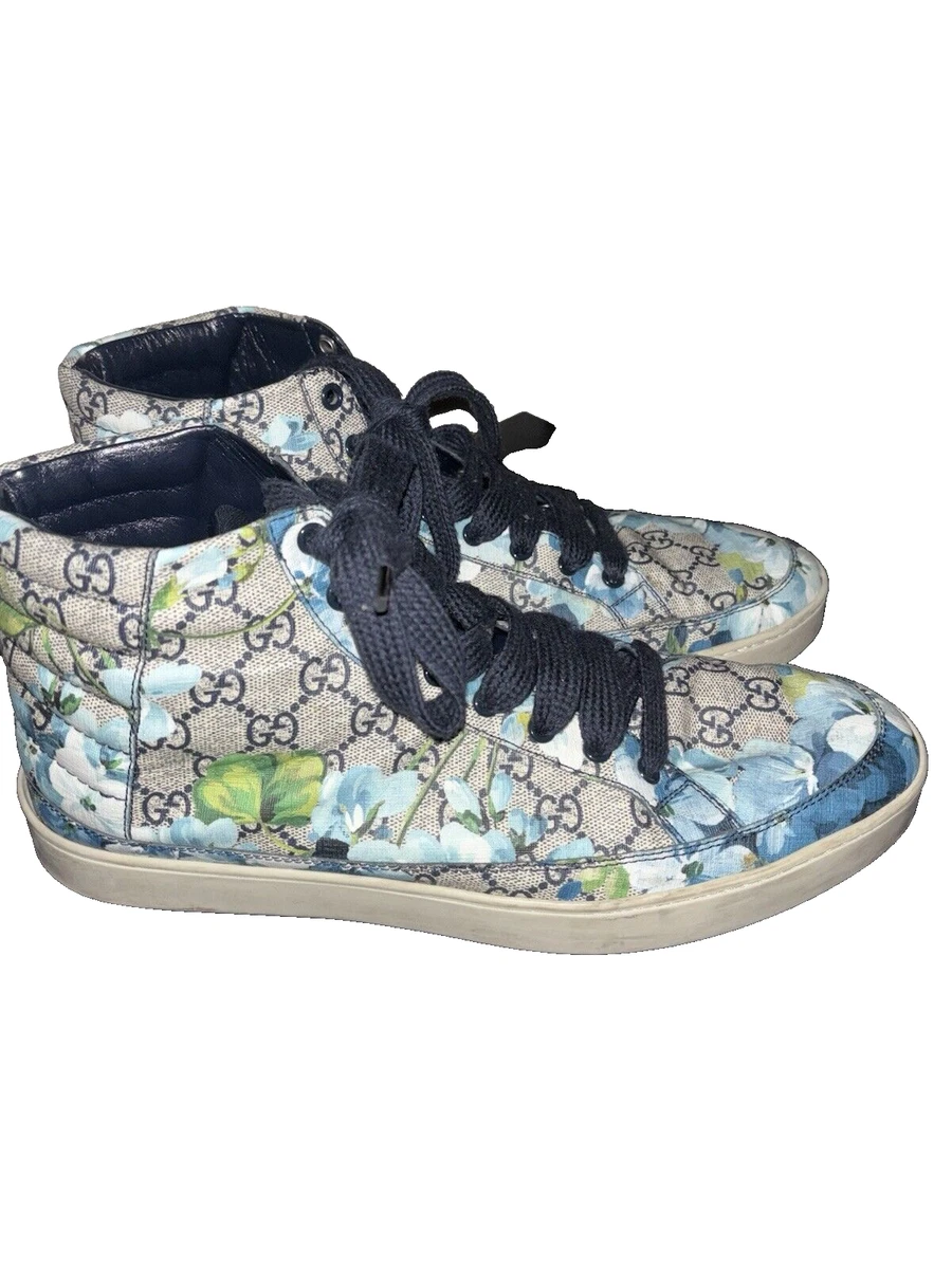 Gucci GG Supreme High Blooms Print - Blue for sale | eBay
