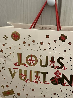 busta shopper carta louis vuitton gift bag holiday limited 2023