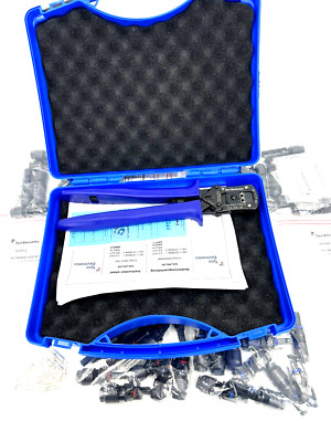 TYCO PV4 TE Electronic CSV 10 SOLARLOK Set 7-1579001-9 Crimpzange 4-6mm2 (C34A)