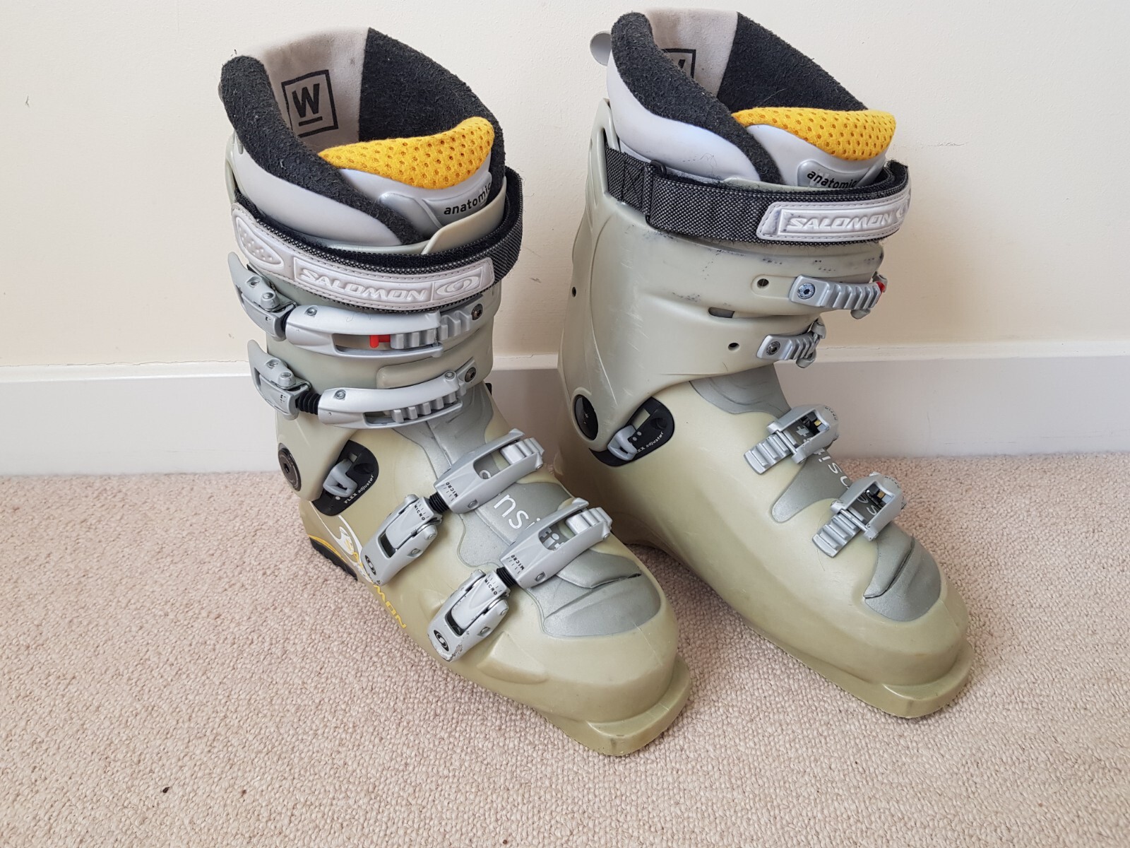 Scarponi da sci donna Salomon Evolution2 serie 314 mm misura 26 0 UK7 5 EU41 US9 e borsa