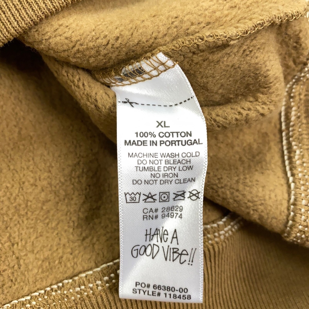 Stussy Contrast Stitch Label Crew Mens XL Brown Sweatshirt Stussy Contrast Stitch Label Crew Mens XL Brown Sweatshirt