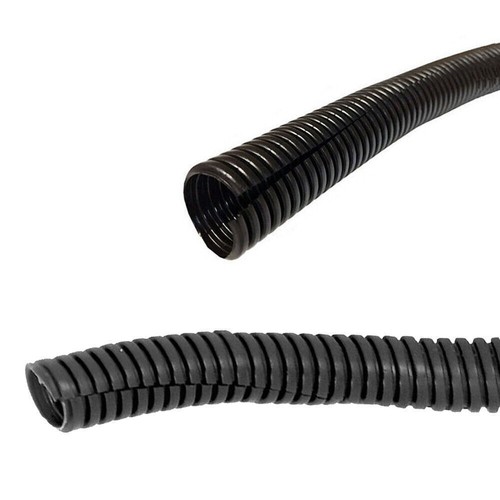 25M Split Wire Loom Corrugated Tubing Conduit Tube Auto Cord Cable Protector10mm - Picture 4 of 6