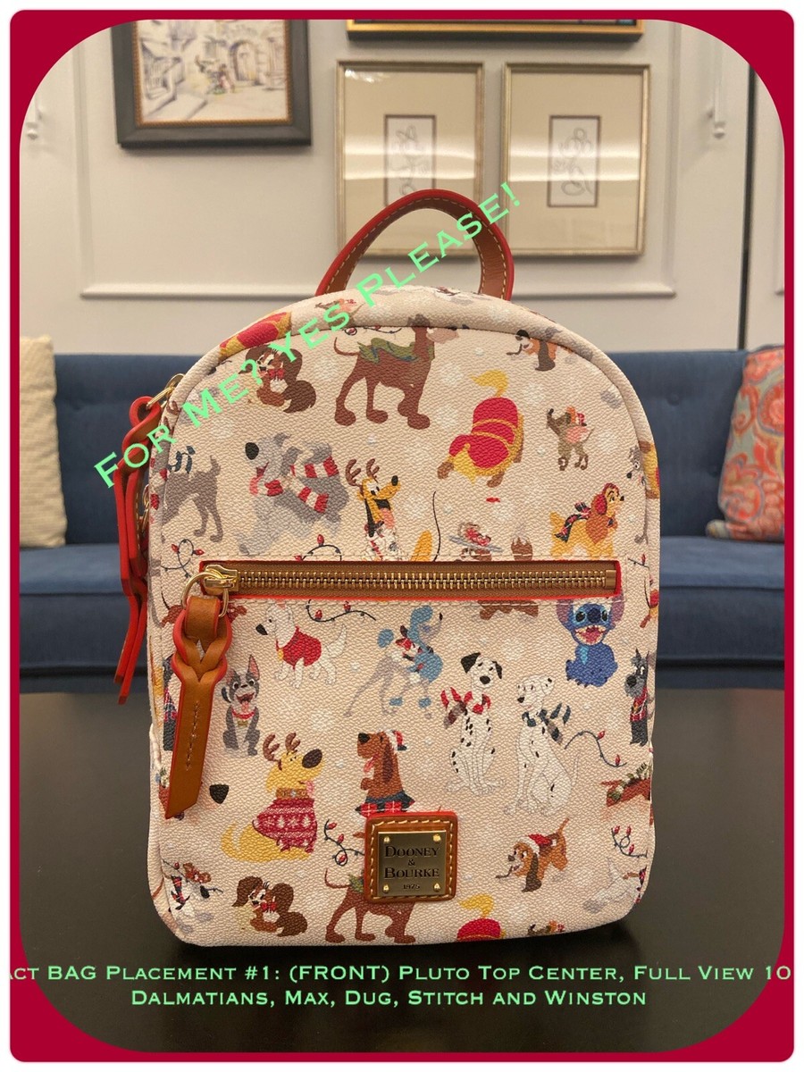 Dooney & Bourke Disney Dog Santa Tails Mini Backpack Dooney & Bourke Disney Santa Tails Disney Dogs Mini Backpack  main image 2