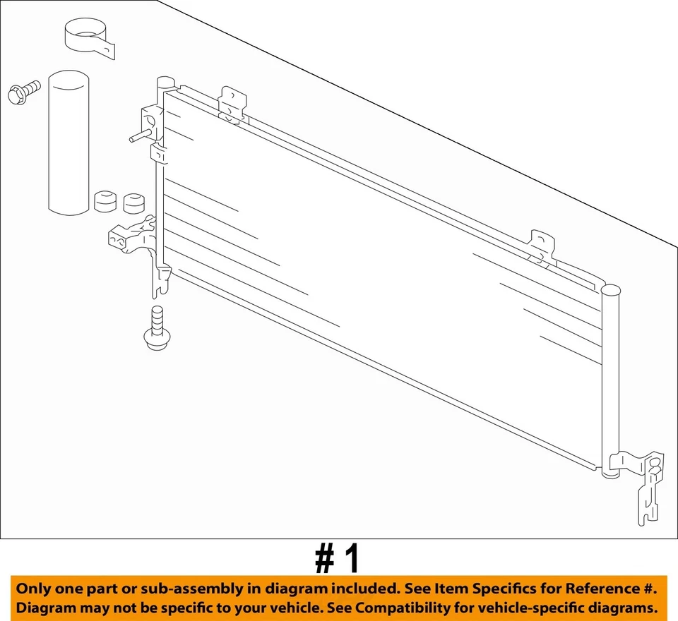 Used A/C Condenser fits: 2008 Mitsubishi Eclipse Grade A - Image 4 of 4