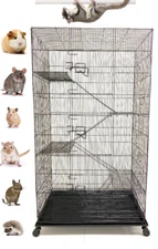 55" X-LARGE 5-Floor Sugar Glider Rodents Gerbils Rats Mice Squirrel Hamster Cage