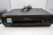 Sony SLV-688HF 4-head VCR Video Cassette Recorder VHS Stereo No Remote WORKS