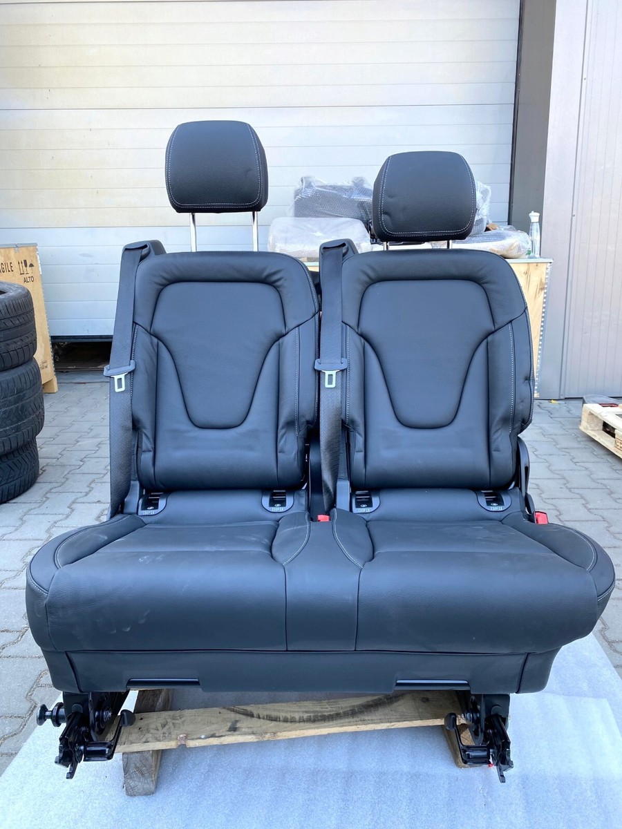 Mercedes-Benz 447 V Class Vito Rear Double Seat Leather White