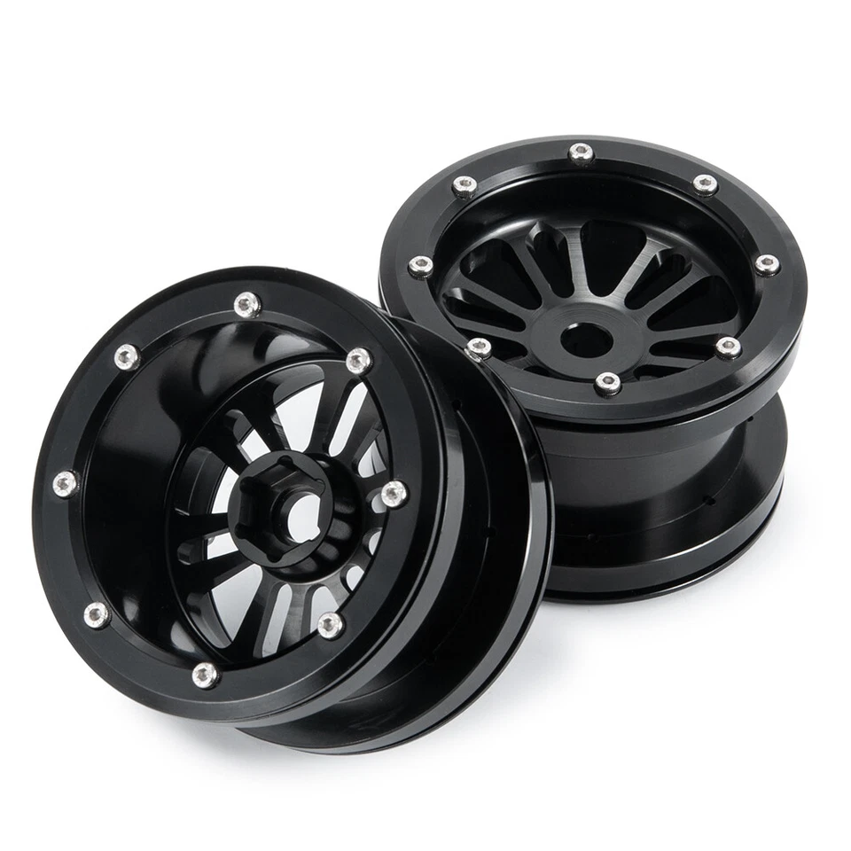 2/4PCS 2.2" Felgen Räder Wheel für 1/10 RC Axial SCX10 90046 TRX-4 Crawler D90 - Bild 4 von 4