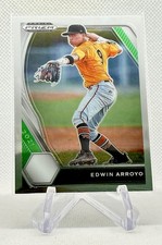 2021 Panini Prizm Draft Picks Edwin Arroyo Base #PDP48 - Reds