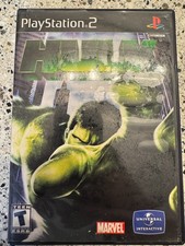 Hulk PS2 Playstation 2 Complete w/ Manual & Reg CIB Tested Works Marvel READ