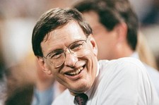 Bud Selig attends the 1993 All-Star Game on July 13 1993 at Oriole- Old Photo 1