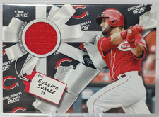 EUGENIO SUAREZ 2019 TOPPS WALMART HOLIDAY MEGA GAME USED WORN JERSEY WHR-ES