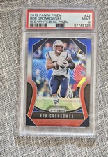 Rob Gronkowski 2019 Panini Prizm #22 Red/White/Blue Prizm PSA MINT 9