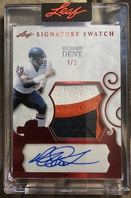 2026 Leaf Spectacular Richard Dent 3 Color Patch Auto SS-RD1 Red 1/2 Bears HOF