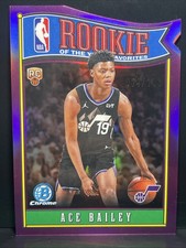 2025-26 Bowman Chrome Rookie of The Year Favorites Ace Bailey Purple /199 #RY-5