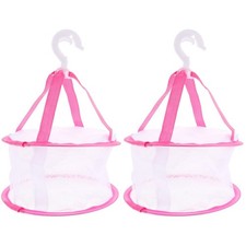 2 Count Powder Puff Hanging Drying Net Makeup Brush Tool Pad Mesh 11.99 per sponge