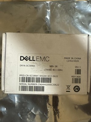 Dell SFP+, SR, Optical Transceiver, Intel, 10Gb-1Gb D/PN CR5NH BRAND NEW