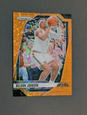 2024-25 Panini Prizm - Keldon Johnson Orange Disco 067/125 - Spurs