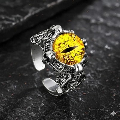 Evil Eye Removal Negative Energi Destroy Bless Rare Protection Adjustable Ring
