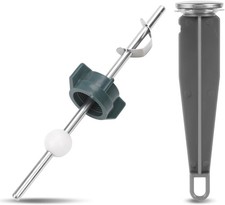 2pcs Sink Drain Parts, Lavatory Up Sper Assembly with Plug Bathroom