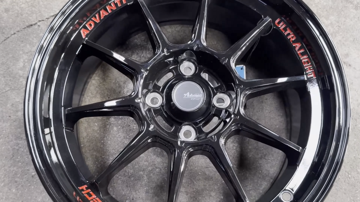 New 16x7 ET40 Advanti TALLO (4 Wheel) 4x100 BLACK Fit HONDA TOYOTA