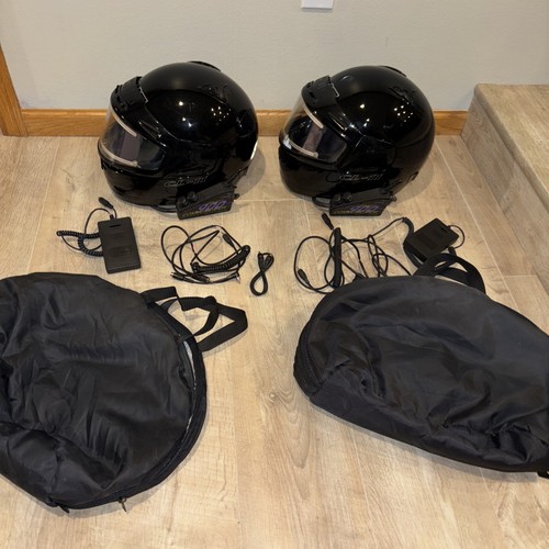 Collett Platinum 900 Passenger HJC CL-11  Helmets Communicator w/bags VTG
