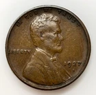 1927-S Lincoln Cent • Fine Details BN • Semi-Key Date • San Francisco Mint