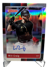 Will Craig 2022 Donruss Optic 1988 Retro Refractor Auto #R88S-WC Pirates