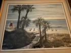 Joyce Nagel Hilton Head SC Lithograph Of A Beach Scene Signed And No. 84/250 — photo 3