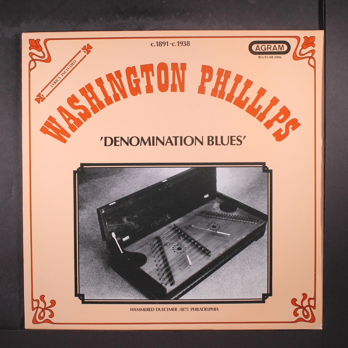 蘭LP Washington Phillips Denomination Blues AB2006 AGRAM BLUES /00260 WASHINGTON PHILLIPS: denomination blues AGRAM 12