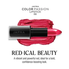 JAFRA Color Passion Lipstick Labial En Barra Intense Color 8 Hrs.  Hydration