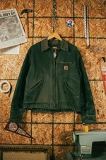 Vintage Carhartt J97 MOS Distressed Detroit Jacket Size L