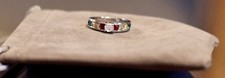Silver Rainbow Ring size 7